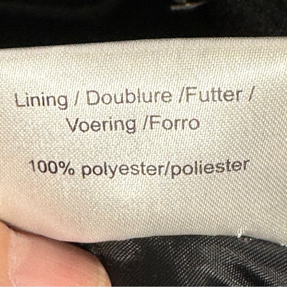 Bijenkorf Collection Eur. sz. 44 (US 12) heavyweight coat, wool blend, winter - Picture 14 of 16